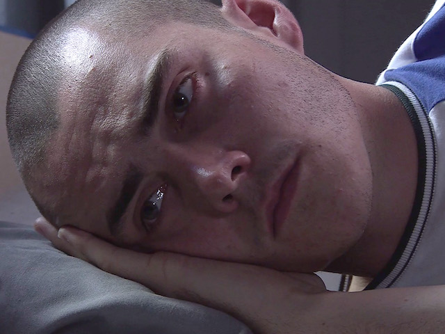 Corey on Coronation Street on August 30, 2021
