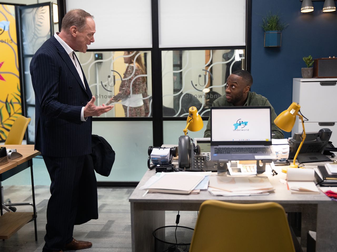 Stephen and Michael on Coronation Street on March 31, 2023