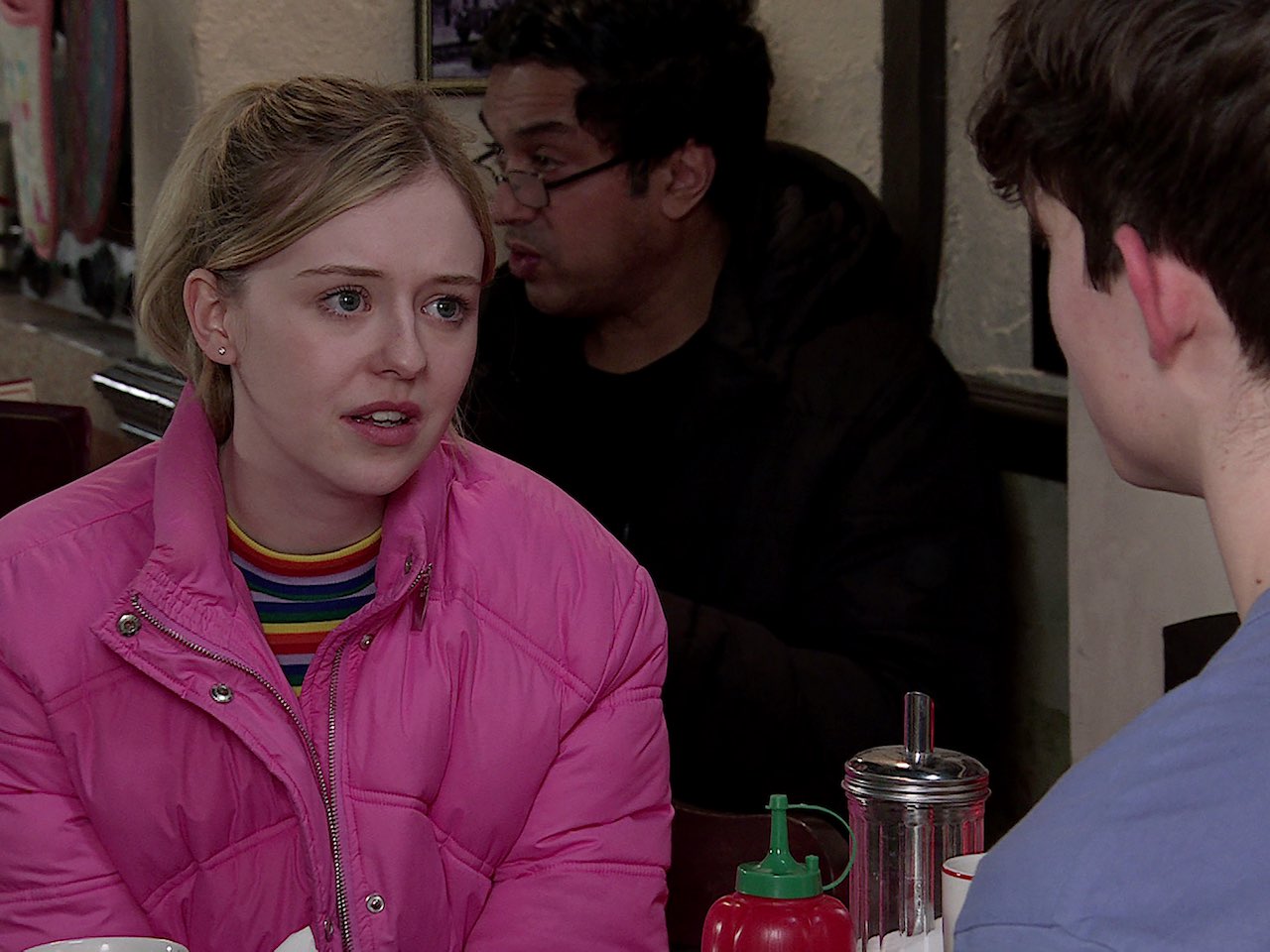 Summer and Aaron on Coronation Street on March 24, 2023