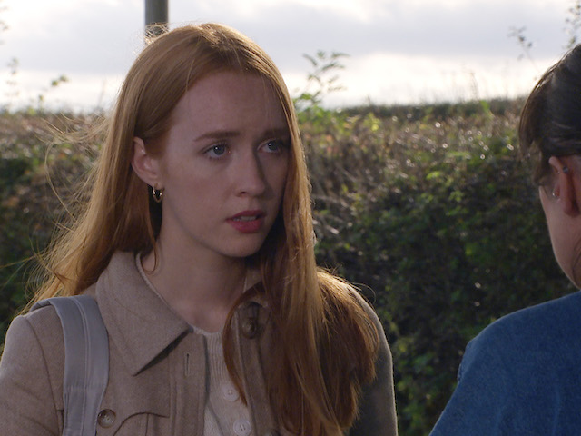 Chloe on Emmerdale on November 18, 2021