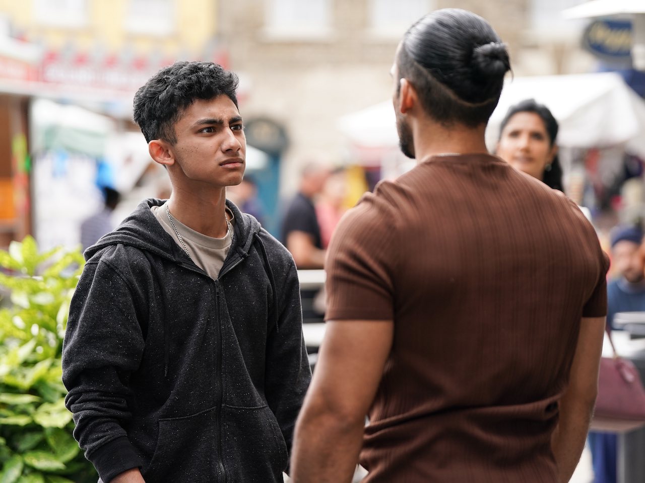 Nugget and Ravi on EastEnders on September 20, 2023