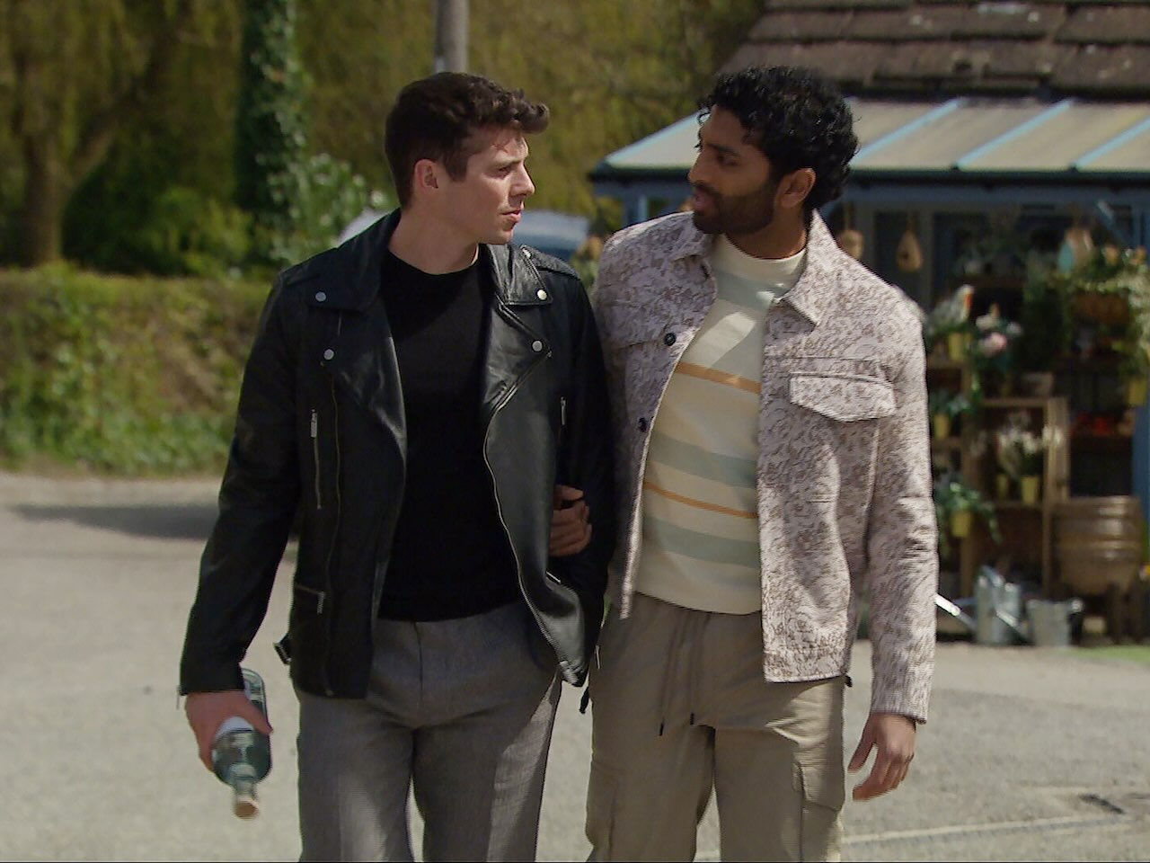 Nicky and Suni on Emmerdale on June 18, 2024