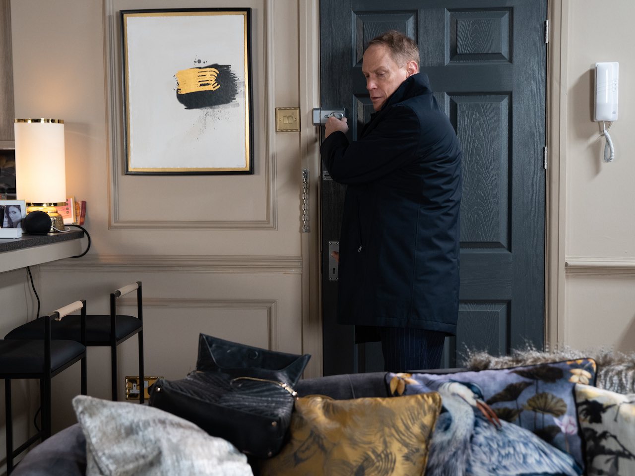 Stephen on Coronation Street on March 17, 2023