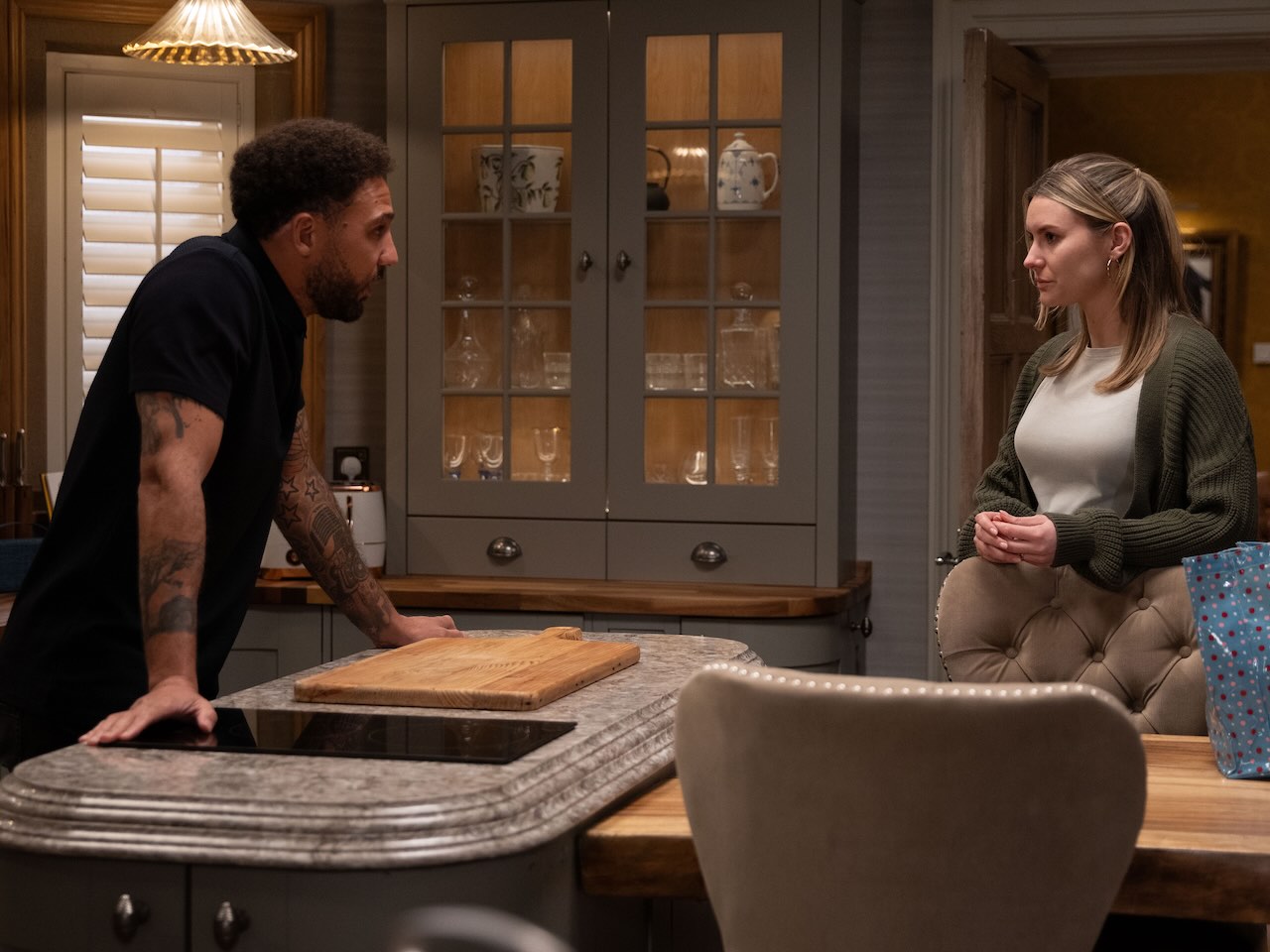 Dawn and Billy on Emmerdale on January 23, 2025