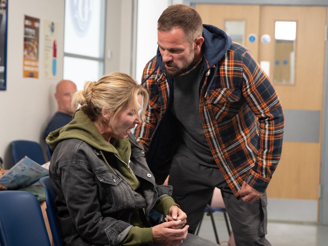 Dean and Cassie on Coronation Street on August 21, 2023