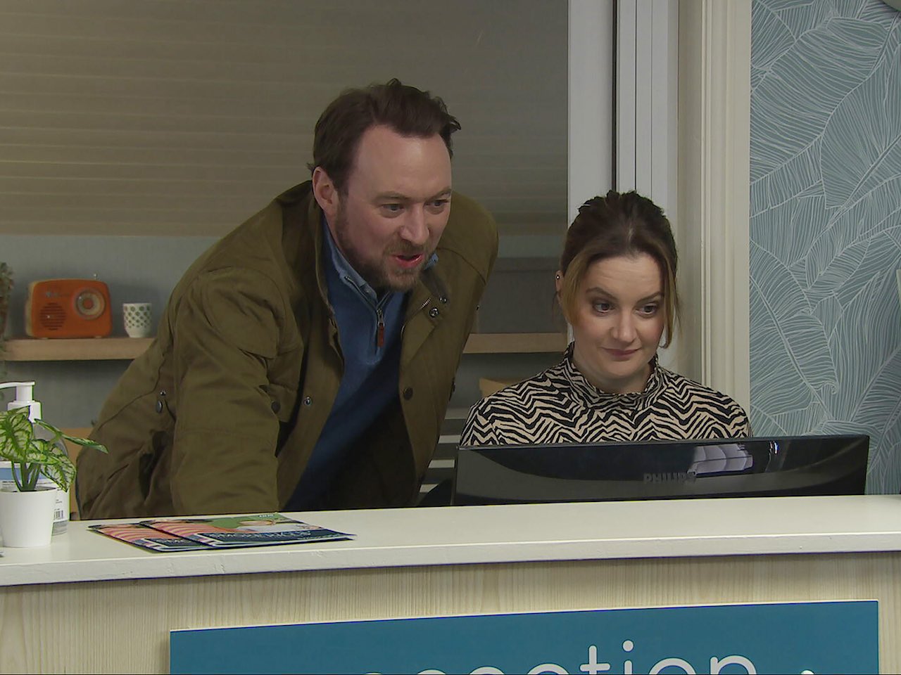Liam and Ella on Emmerdale on February 12, 2024