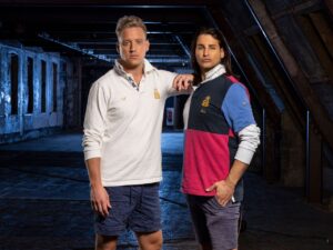 Ollie Locke and Gareth Locke in Celebrity Hunted