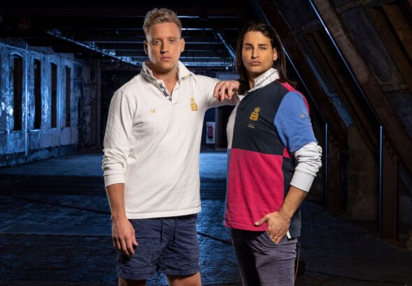 Ollie Locke and Gareth Locke in Celebrity Hunted