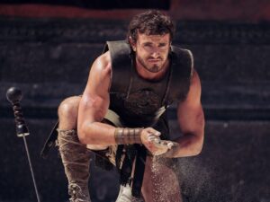 Paul Mescal as Lucius in Gladiator II