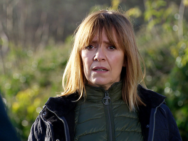 Rhona on Emmerdale on February 3, 2022