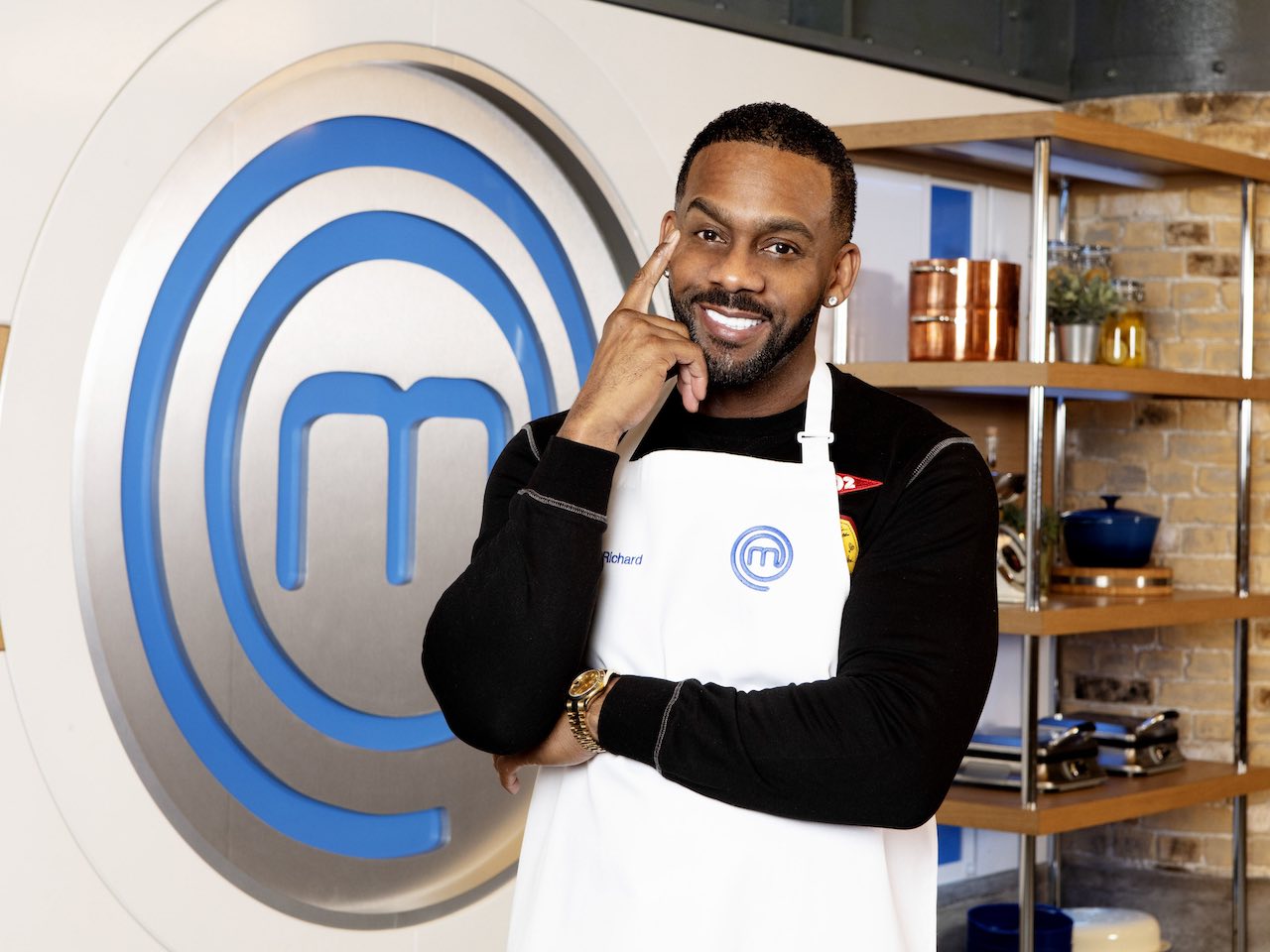 Richard Blackwood for Celebrity MasterChef