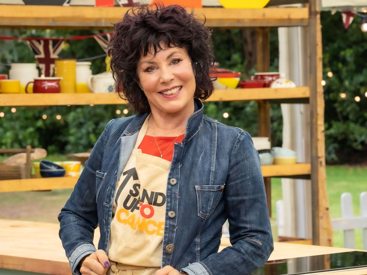 Ruby Wax for The Great Celebrity Bake Off for Stand Up To Cancer