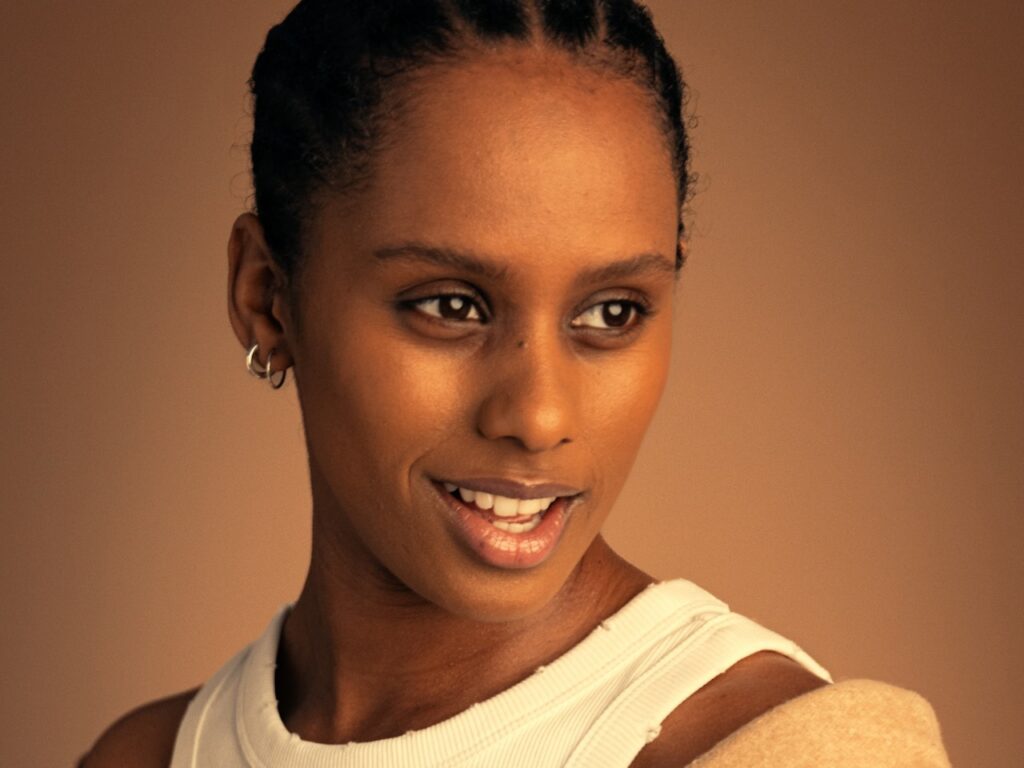 Saba representing Denmark at Eurovision 2024