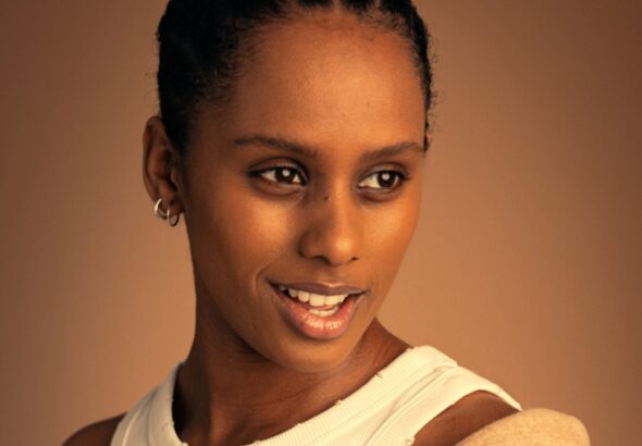 Saba representing Denmark at Eurovision 2024