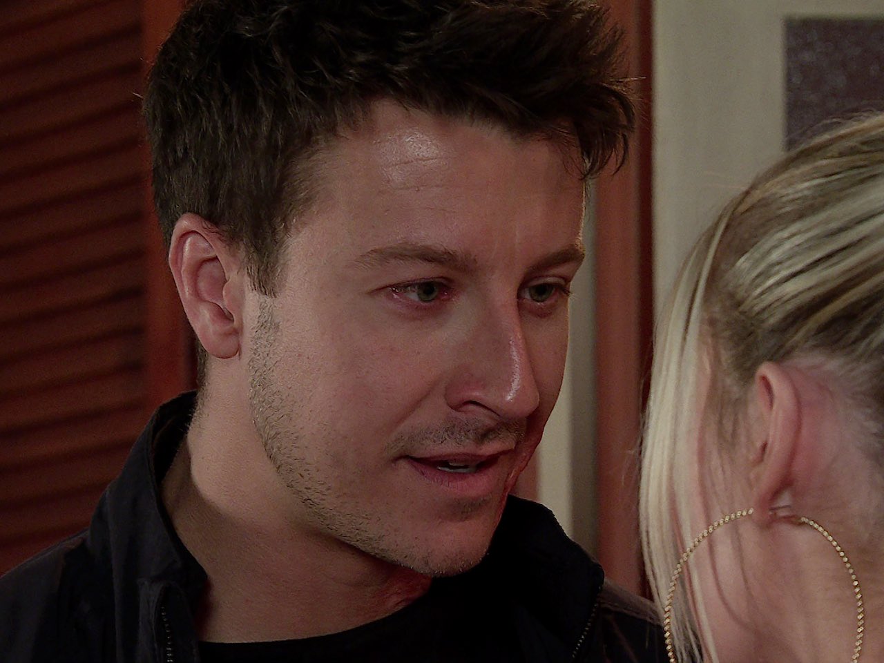 Ryan and Lauren on Coronation Street on October 18, 2023