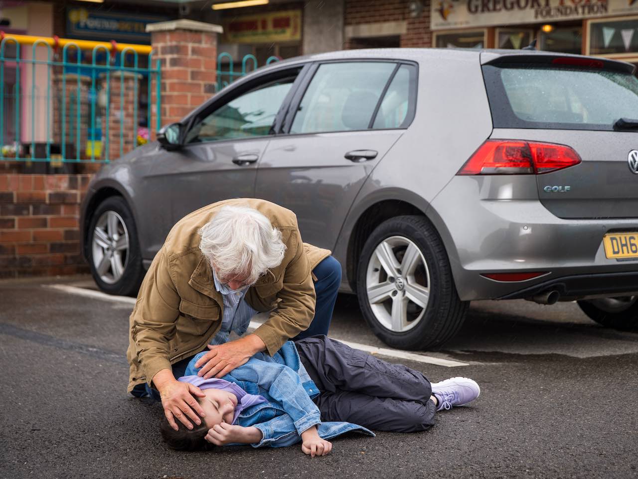 Stu and Eliza on Coronation Street on September 11, 2023