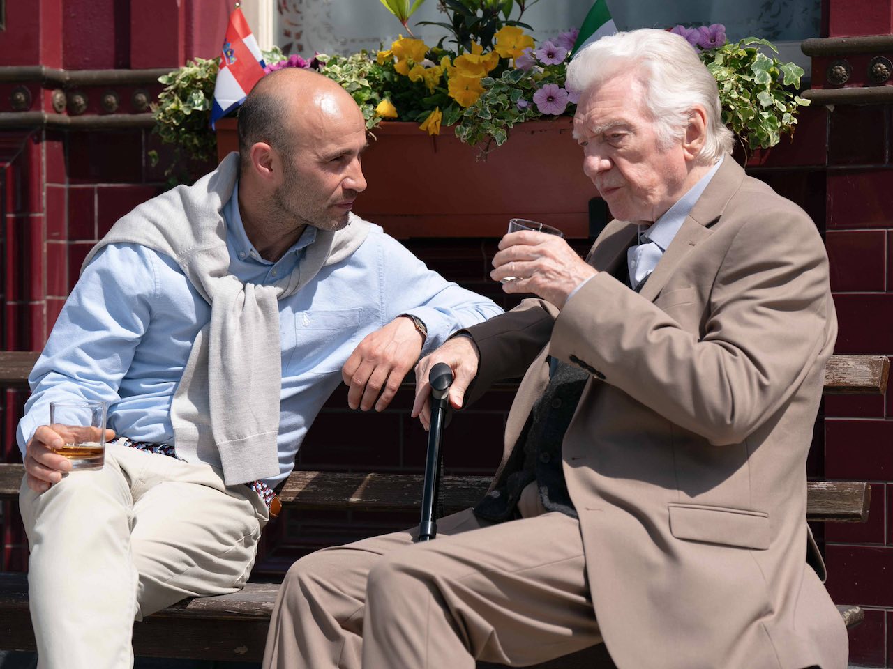 Teddy and Stevie on EastEnders on July 10, 2024