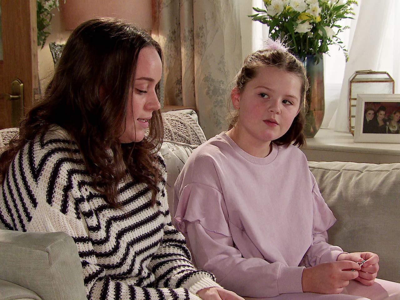 Faye and Miley on Coronation Street on March 17, 2023