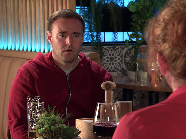 Tyrone and Fiz on Coronation Street on September 13, 2021