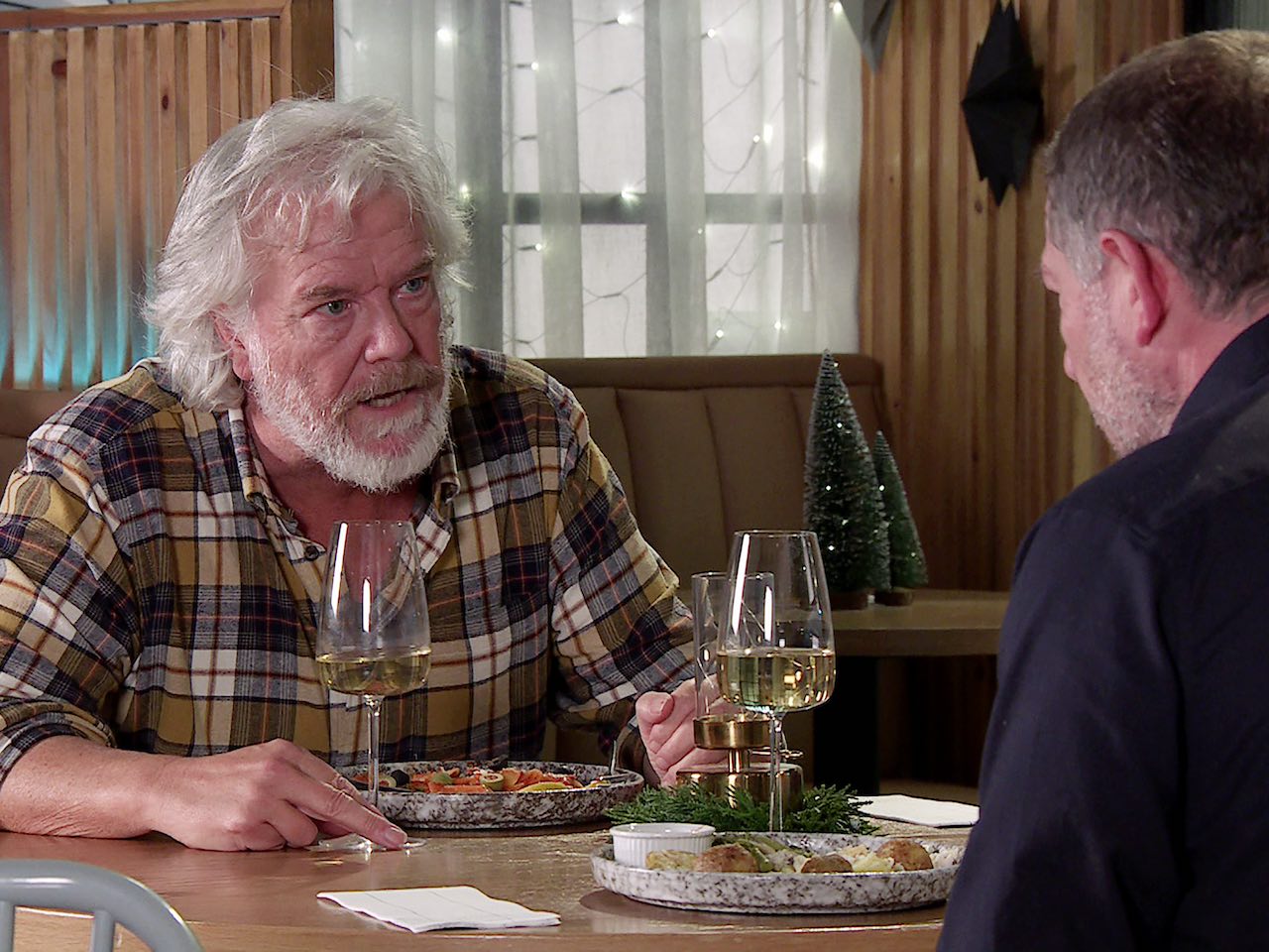 Stu and Dom on Coronation Street on December 13, 2023