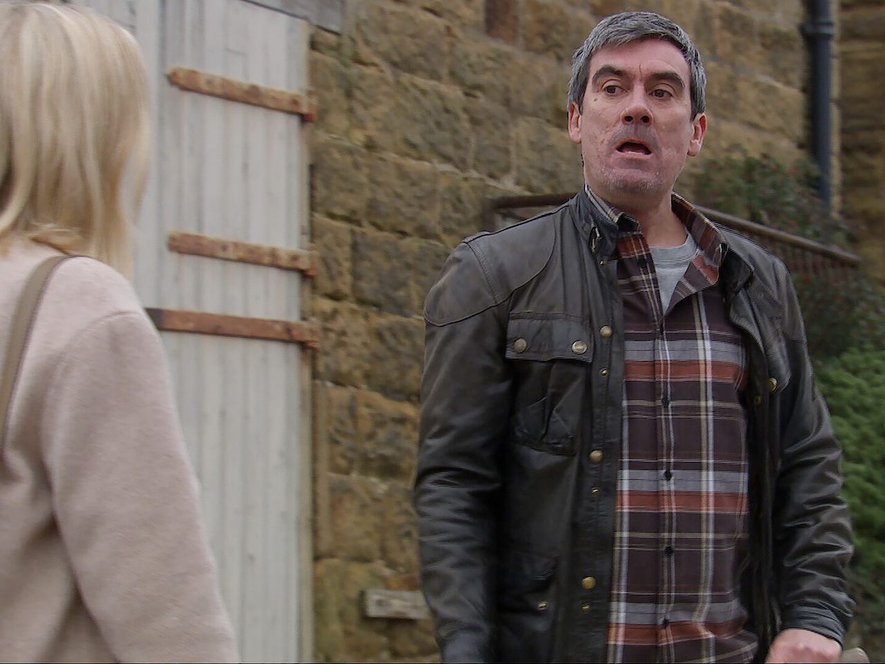 Cain and Ruby on Emmerdale on April 8, 2024