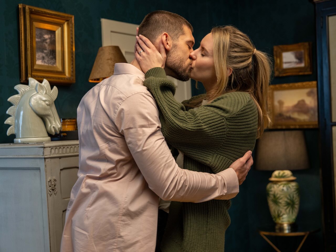 Dawn and Joe on Emmerdale on January 21, 2025
