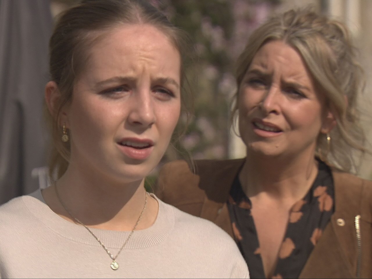 Belle and Charity on Emmerdale on July 1, 2024