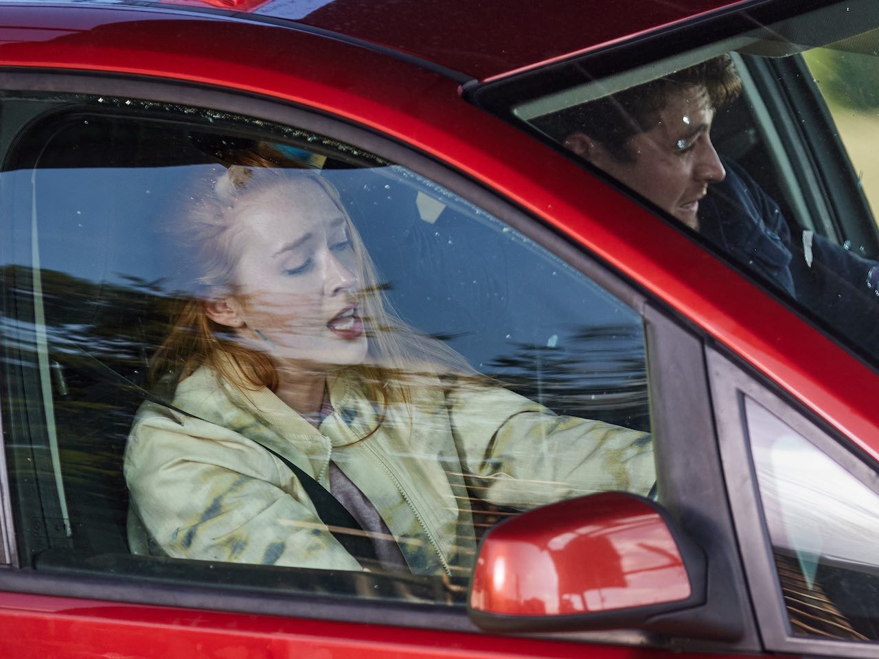 Chloe and Mack on Emmerdale on October 10, 2023