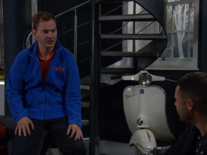 Ben and Aaron on Emmerdale on November 10, 2021