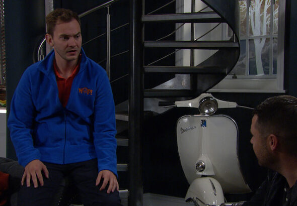 Ben and Aaron on Emmerdale on November 10, 2021