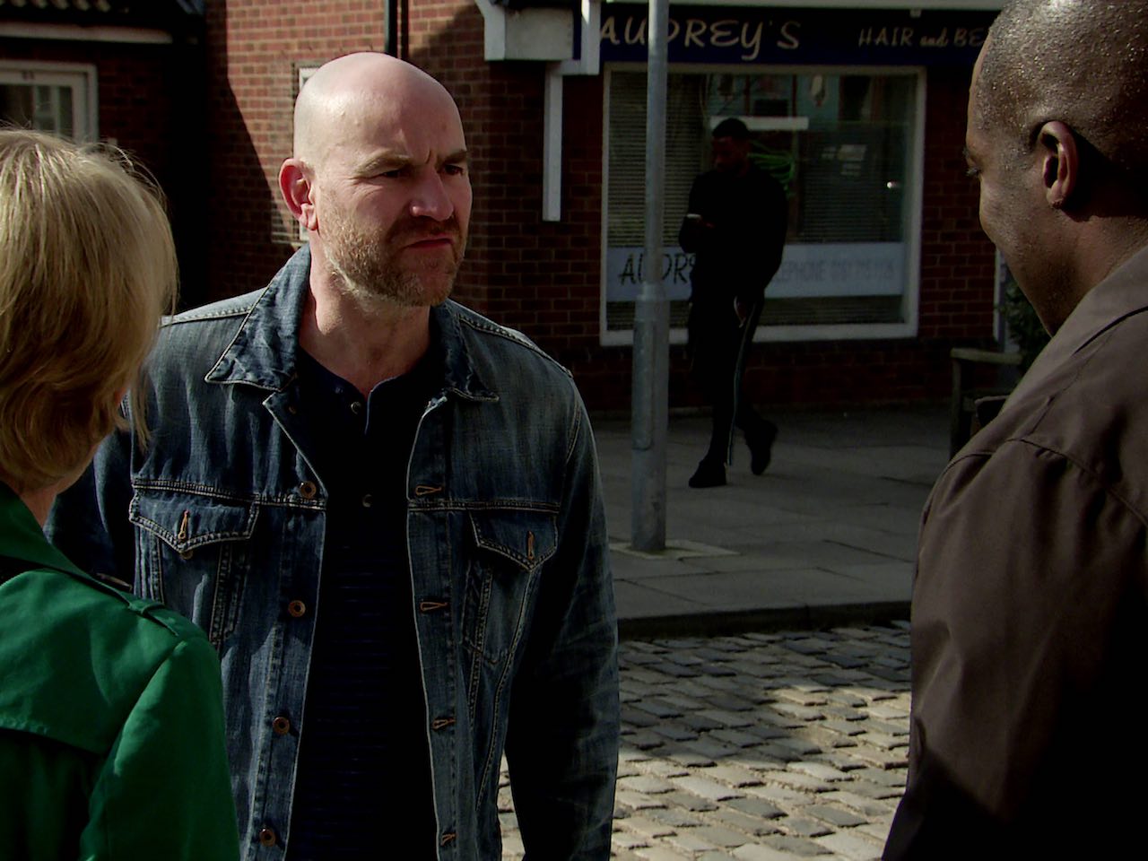 Tim, Sally and Ronnie on Coronation Street on May 20, 2022