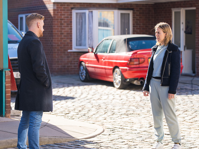 Gary and Abi on Coronation Street on November 5, 2021
