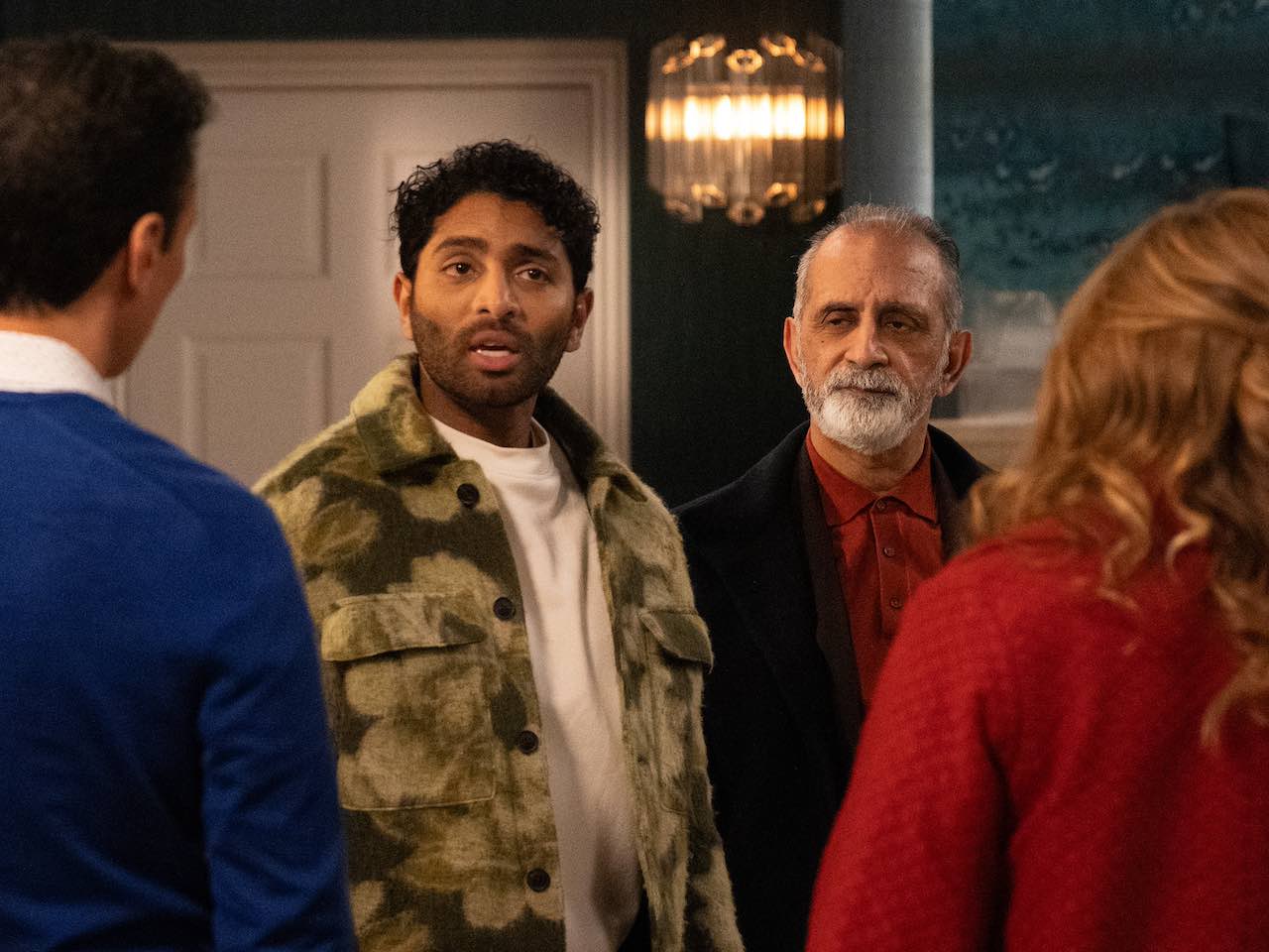 Amit, Jai and Suni on Emmerdale on February 20, 2024
