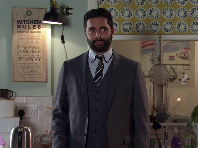 Imran on Coronation Street on October 13, 2021