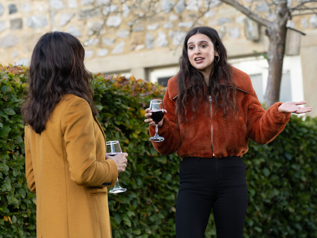 Meena and Manpreet on Emmerdale on December 23, 2021