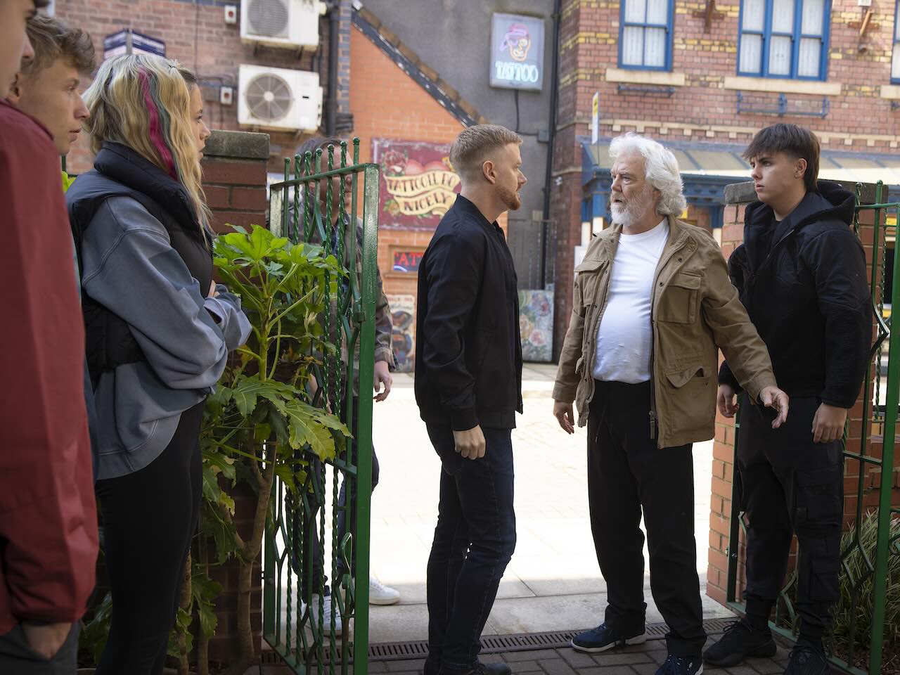 Stu, Gary and Mason on Coronation Street on September 25, 2024