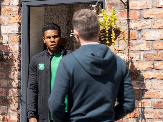 James and PC Brody on Coronation Street on October 4, 2021