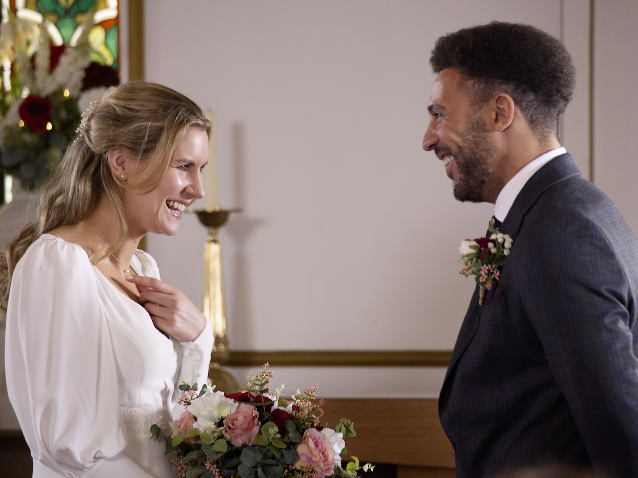 Dawn and Billy on Emmerdale on February 14, 2022