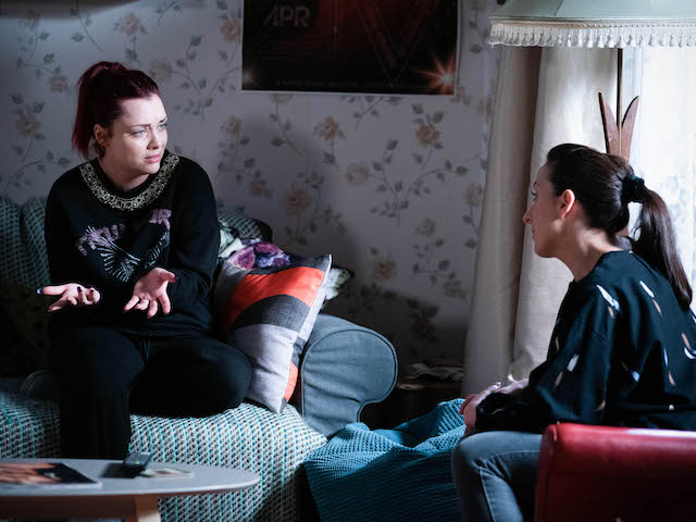Whitney and Sonia on EastEnders on September 20, 2021