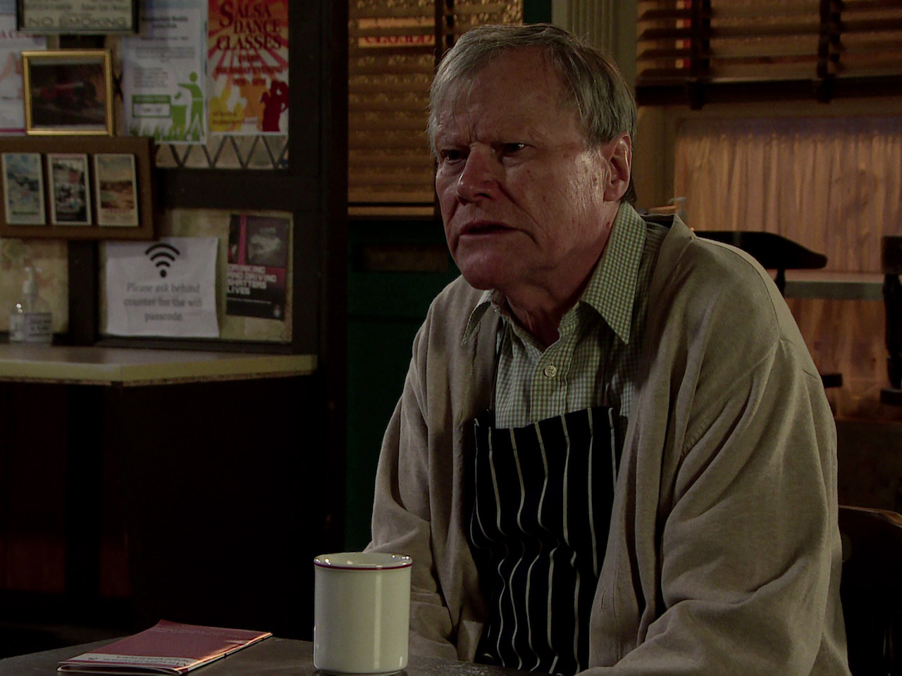 Roy on Coronation Street on February 9, 2022