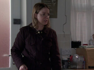 Abi on Coronation Street on October 11, 2021