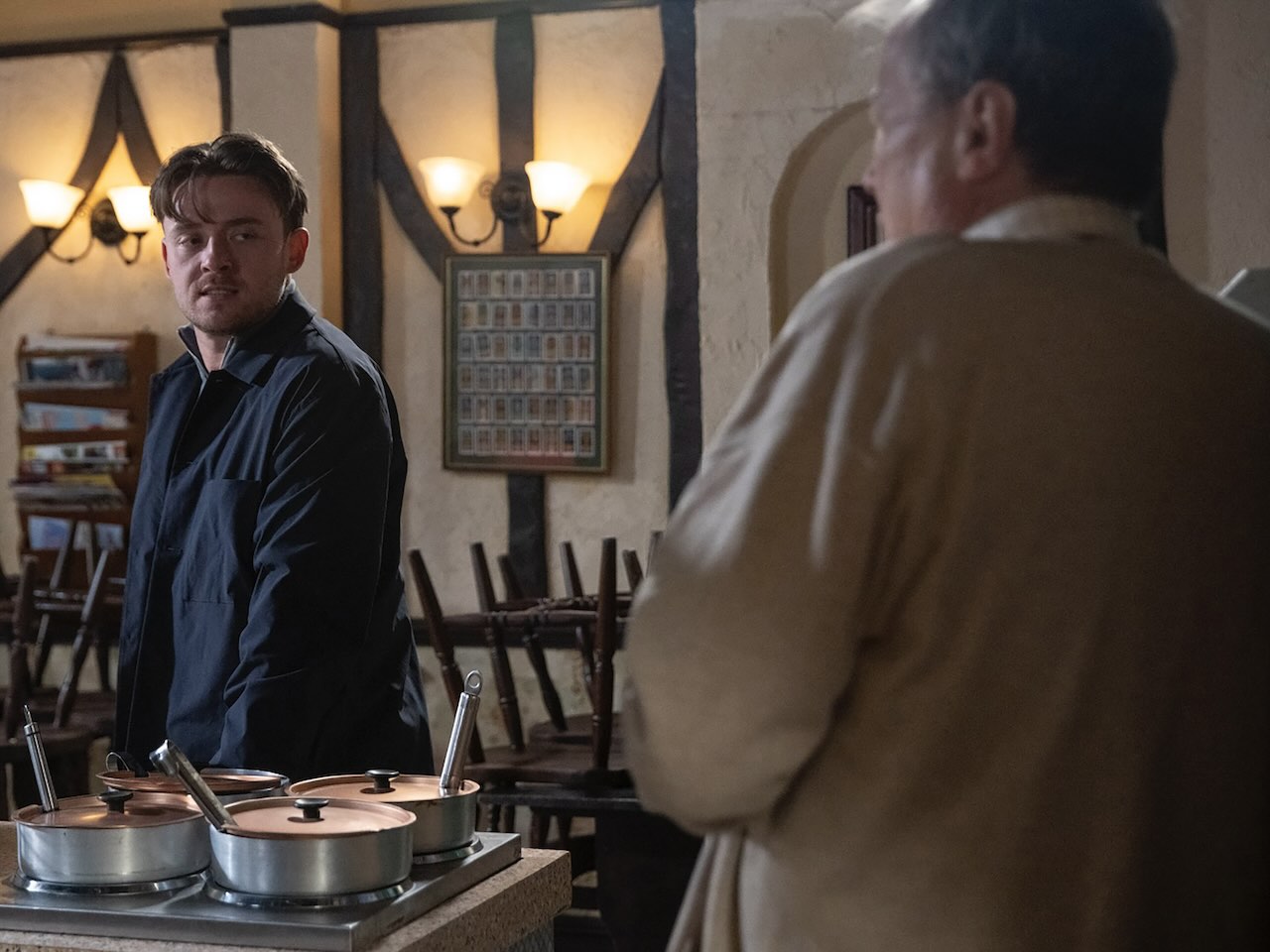 Joel and Roy on Coronation Street on September 27, 2024