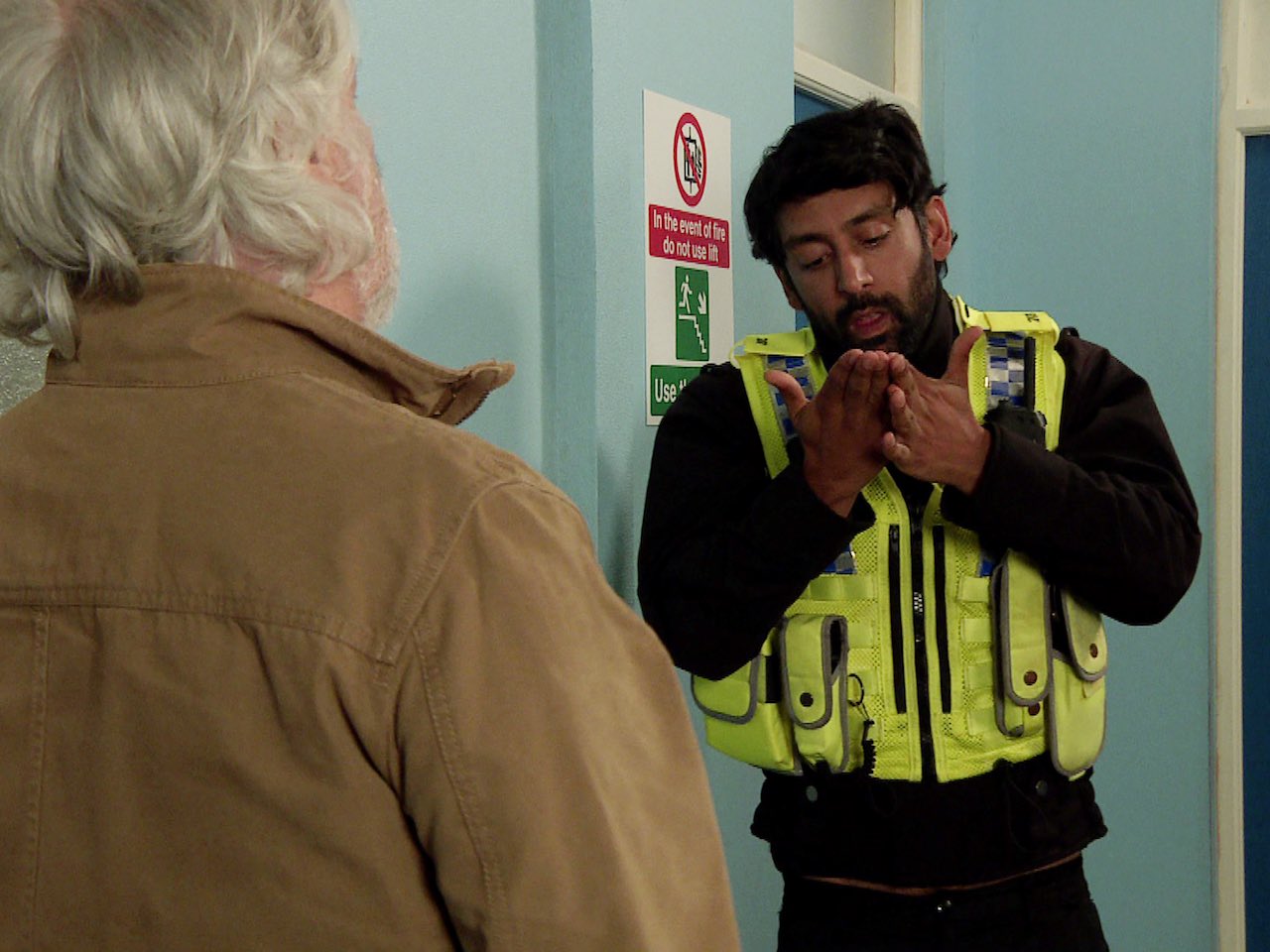 Stu on Coronation Street on September 13, 2023