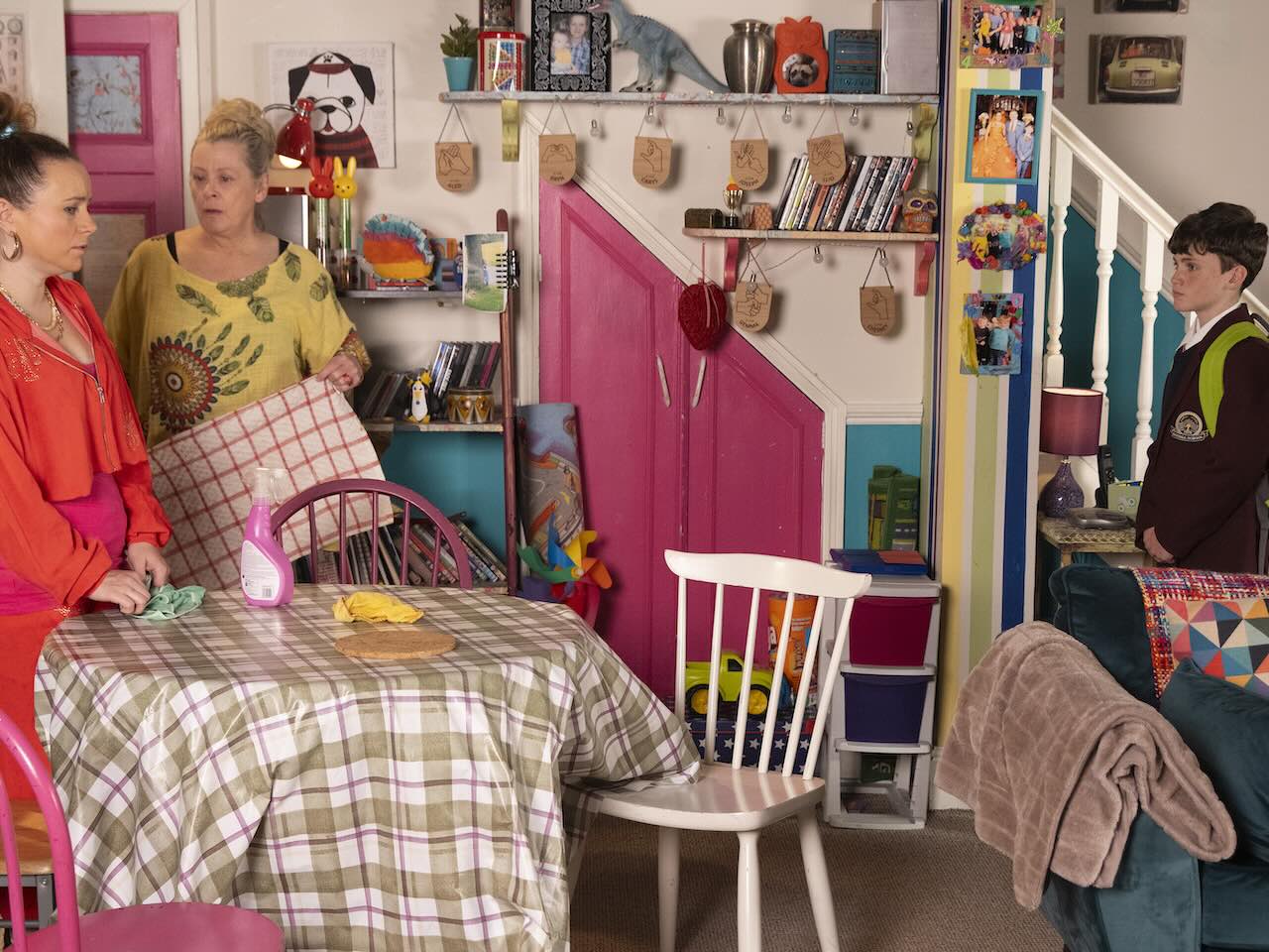 Gemma, Bernie and Joseph on Coronation Street on May 24, 2024
