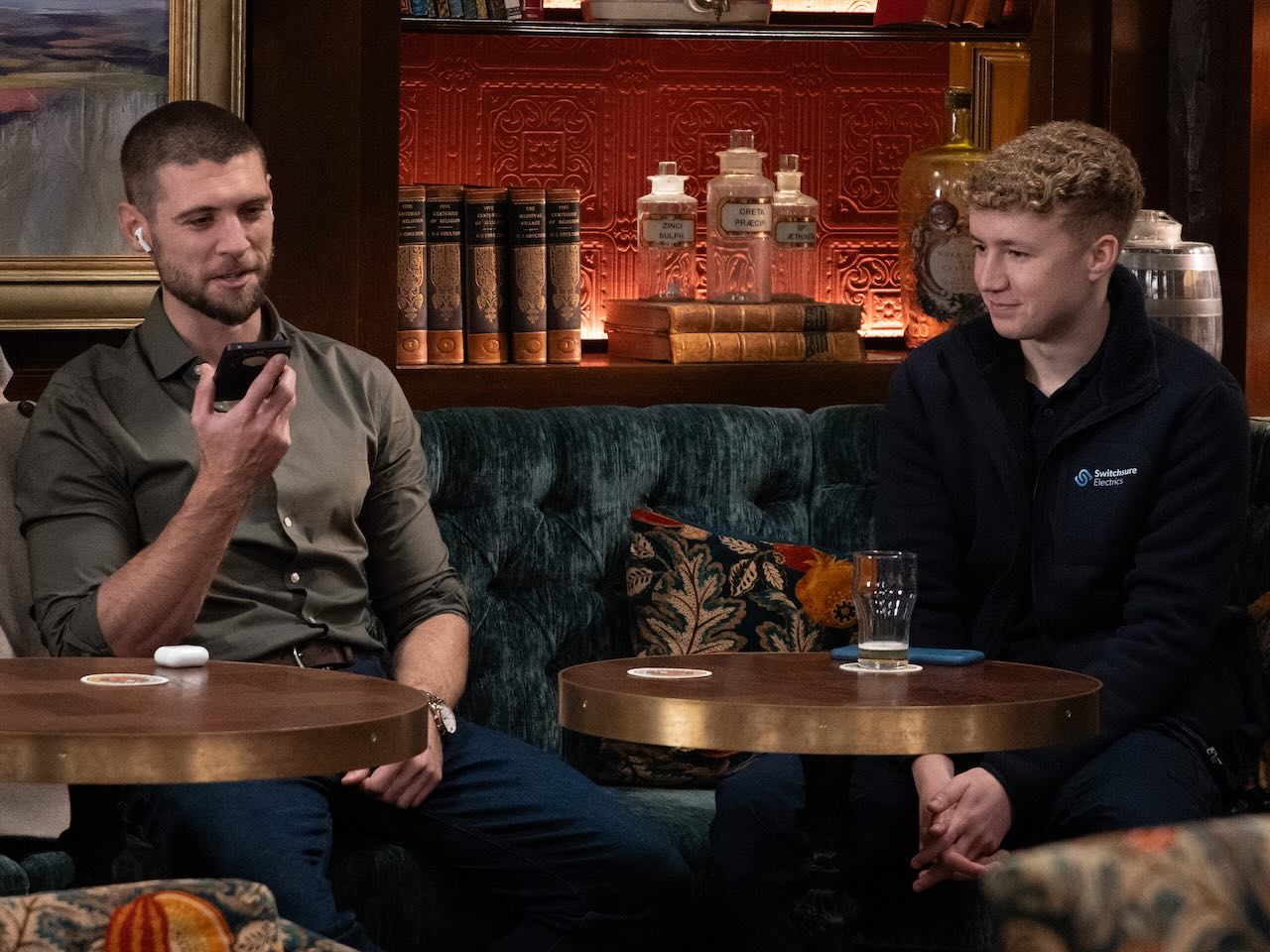 Joe and Noah on Emmerdale on February 5, 2025