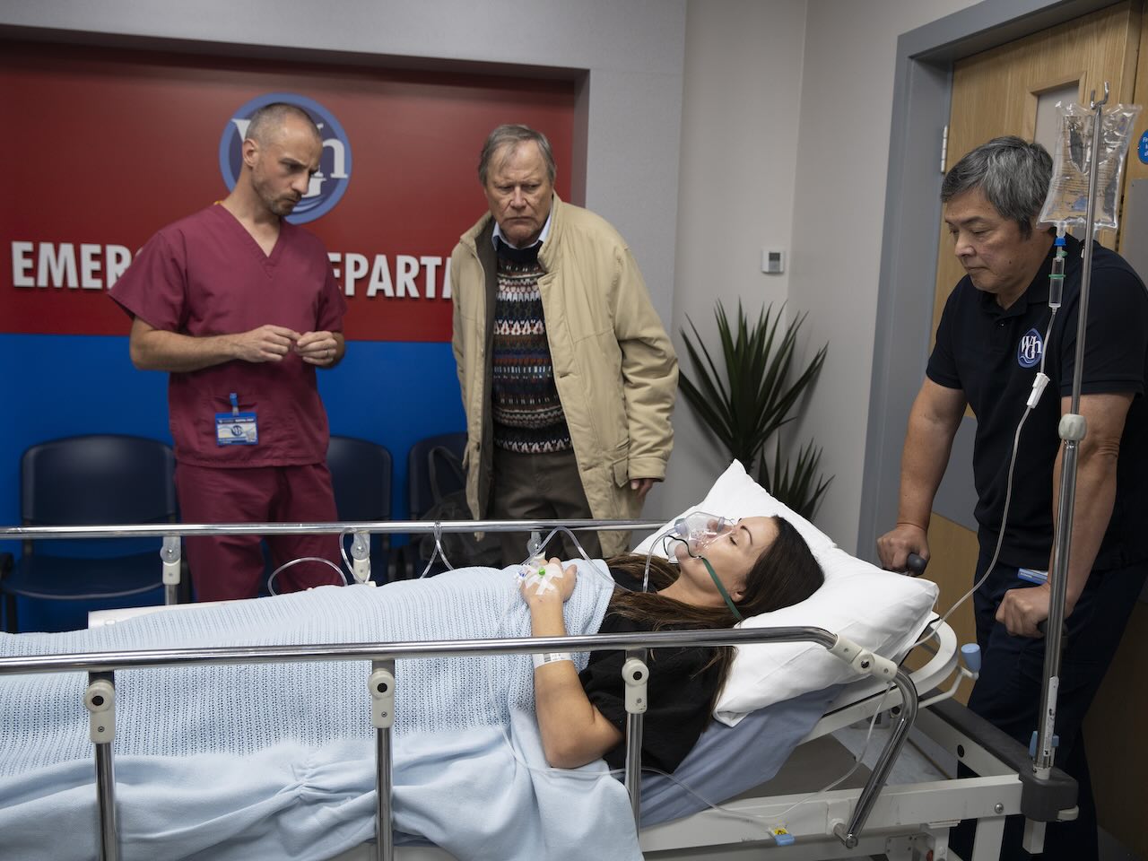 Carla and Roy on Coronation Street on January 1, 2025