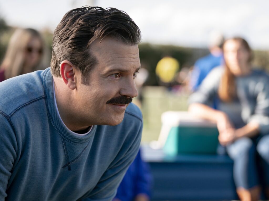 Jason Sudeikis as Ted Lasso in Ted Lasso