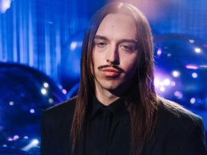 Tommy Cash after winning Eesti Laul in 2025