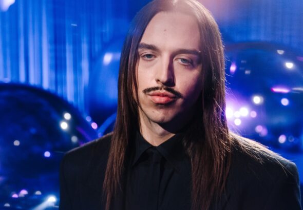 Tommy Cash after winning Eesti Laul in 2025