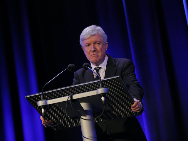 Tony Hall in London on February 25, 2016